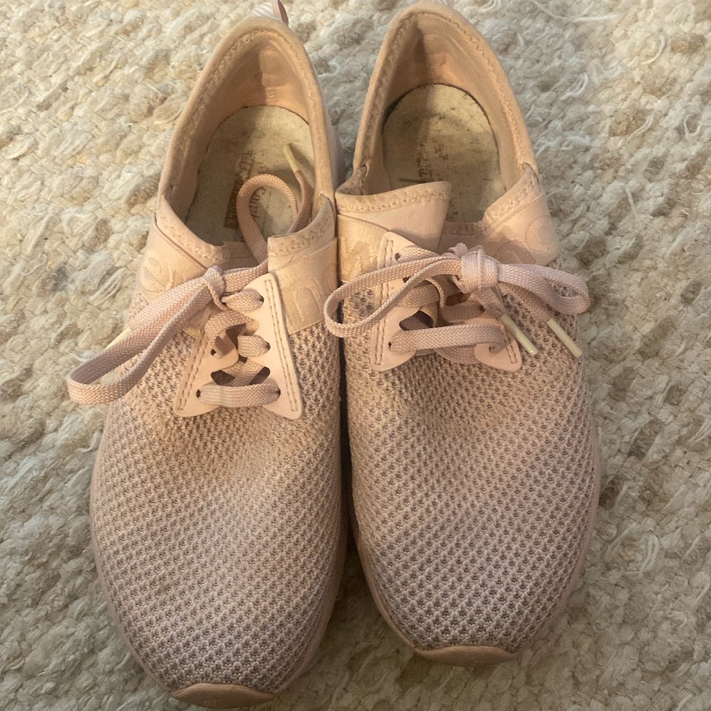 Pink new balance running sneakers